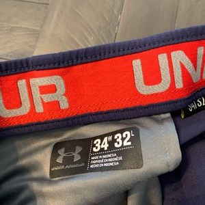 Blue colored under armour pants 34x32